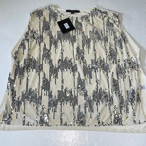 Marc New York sequined One Size Top